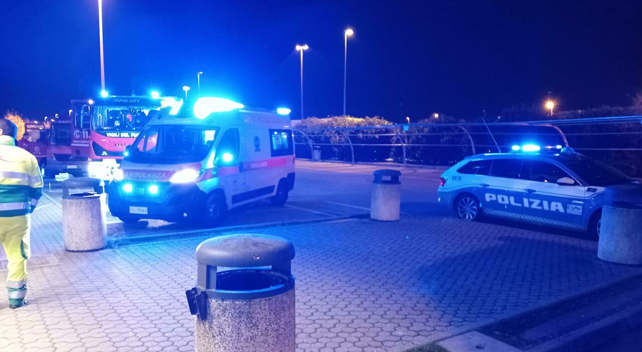 Poliziotto travolto da una Bmw rubata, il bandito fuggito sull
