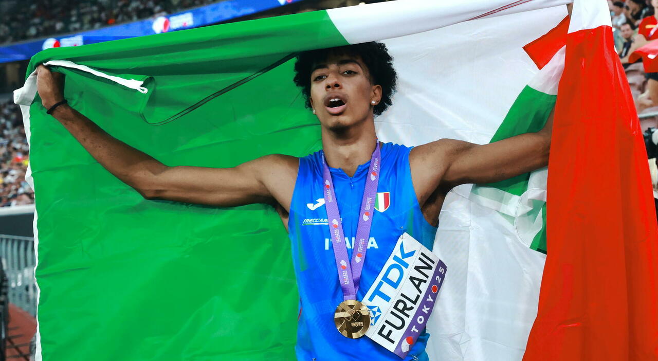 Mattia Furlani oro nel lungo ai mondiali di Tokyo. L