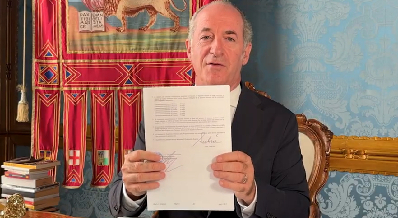 Zaia firma il decreto, Veneto alle urne il 23 e 24 novembre: «Andate tutti a votare». FdI: «Ora dobbiamo scegliere un candidato»