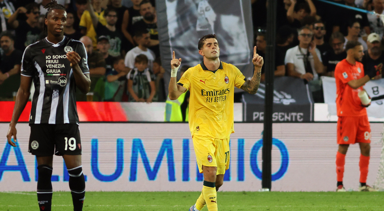 Udinese Milan 0 3, le pagelle: Pulisic (8) è sontuoso, Modric (7,5) disegna calcio, Sava (4,5) quanti errori, Fofana (7) garanzia