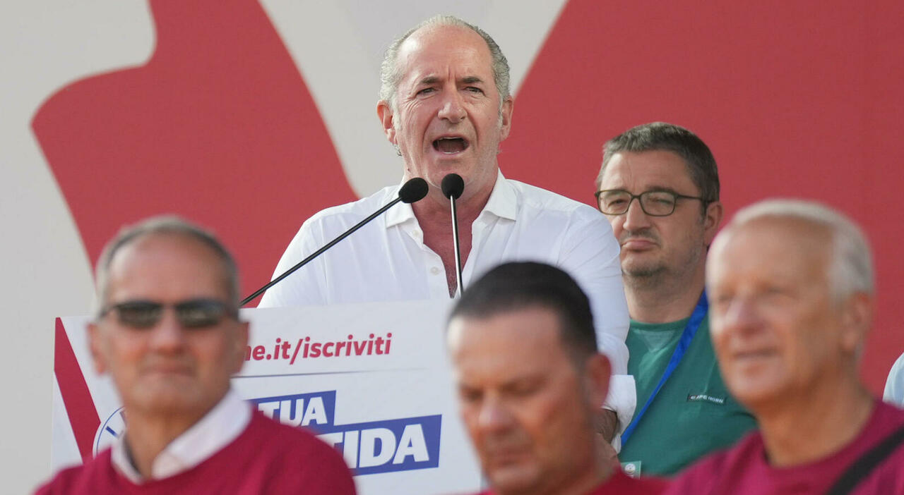 Luca Zaia a Pontida: «Se il candidato alle regionali in Veneto non è leghista sarà un problema» Luca Zaia a Pontida: «Se il candidato alle regionali in Veneto non è leghista sarà un problema»