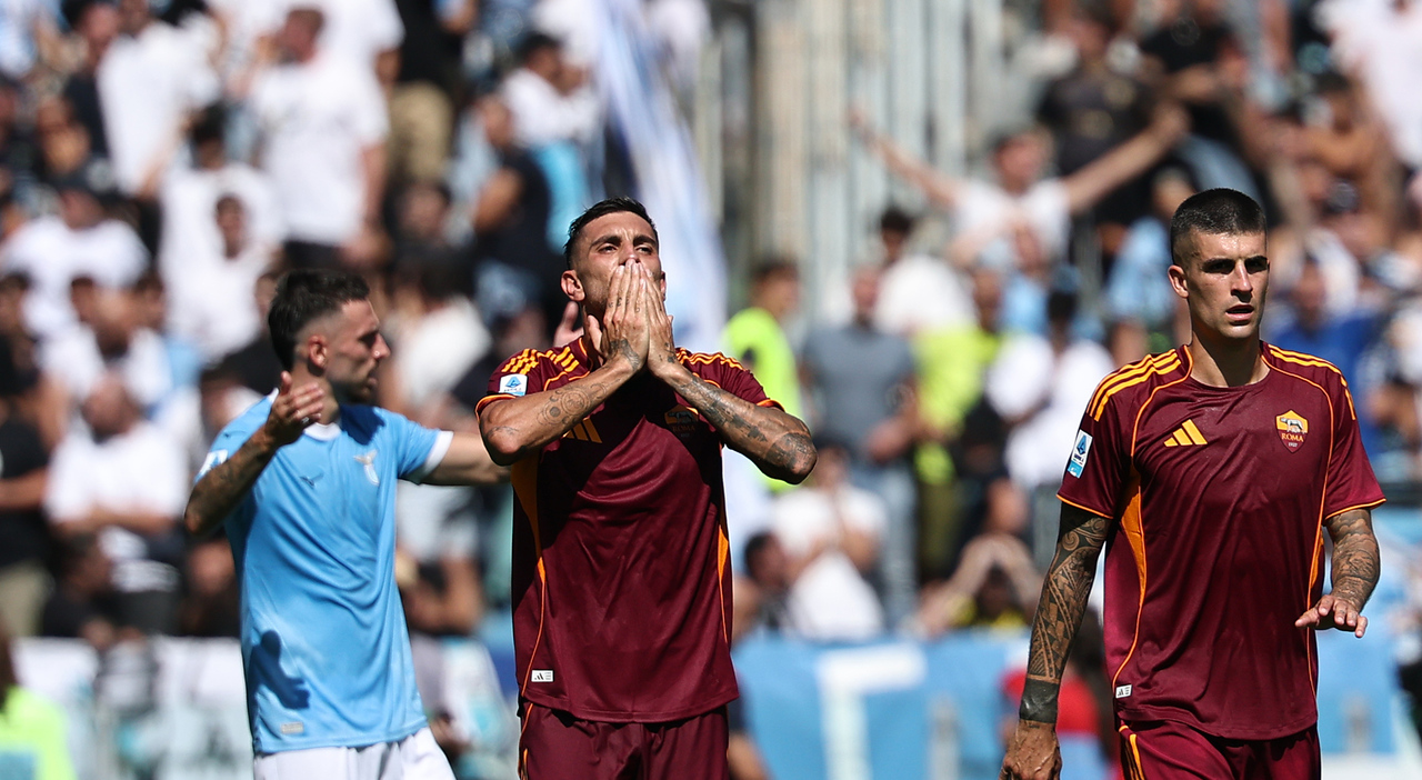 lazio roma 0 1 le pagelle pellegrini 8 gol decisivo e lacrime belahyane 4 troppo ingenuo rensch 75 bella scoperta