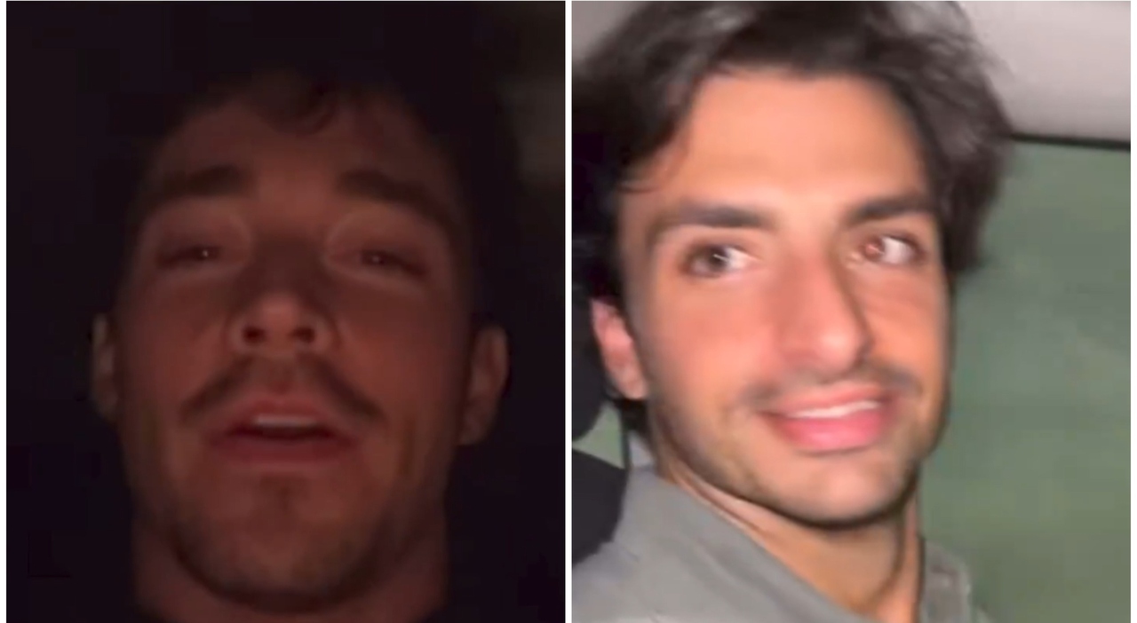 Charles Leclerc e Carlos Sainz, l Charles Leclerc e Carlos Sainz, l