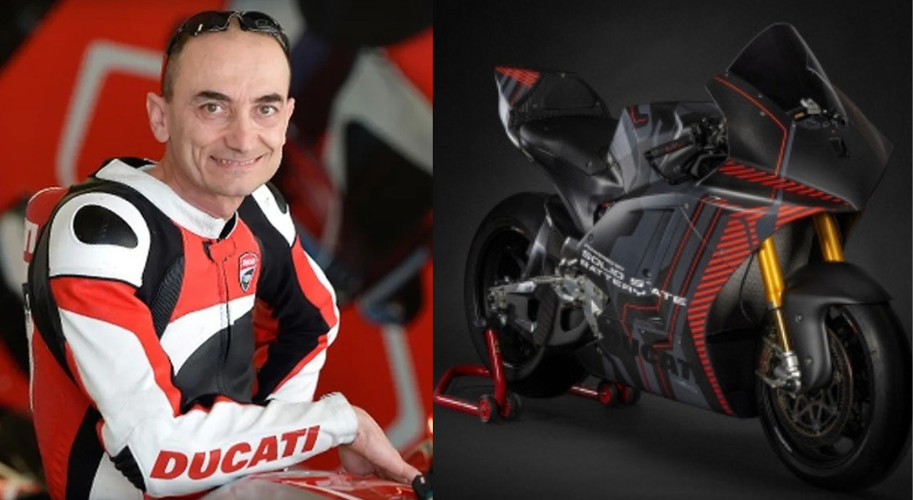 Claudio Domenicali, ceo di Ducati e il prototipo V21L