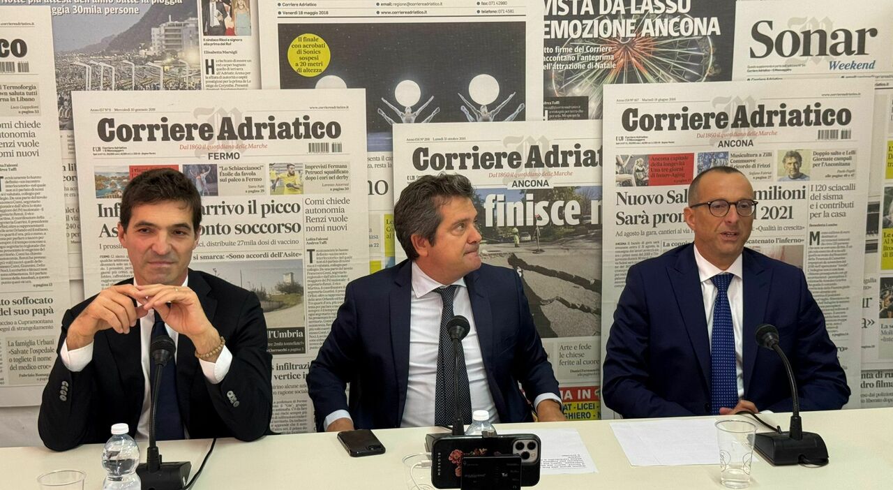acquaroli ricci duello finale nella redazione centrale del corriere adriatico la diretta video