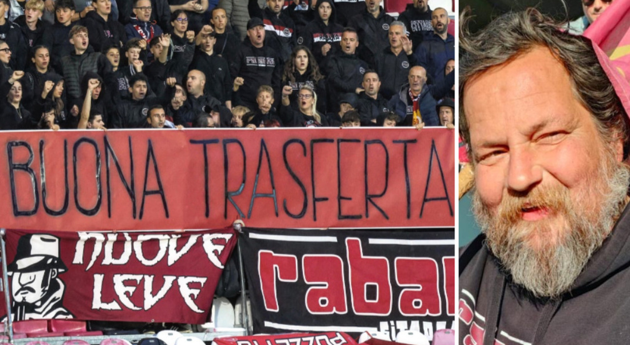 boris ferrazzo l ultras stroncato dalla malattia a 59 anni lascia tre figli l omaggio sugli spalti del tombolato
