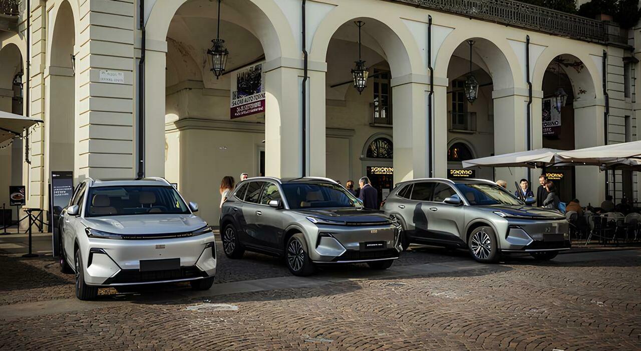 Lo stand Geely al Salone di Torino