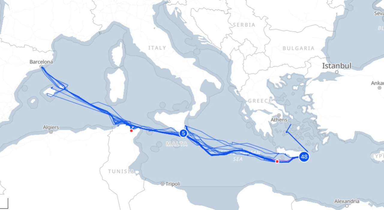 Flotilla live tracker, la missione riparte. Dove si trova ora? Tajani: «Agli italiani abbiamo spiegato i rischi»