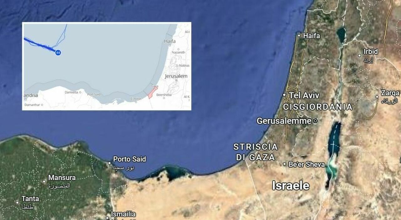 Flotilla, da Alpino primo alert a 180 miglia da Gaza: stanotte si fermerà. «La Marina israeliana pronta ad entrare in azione»