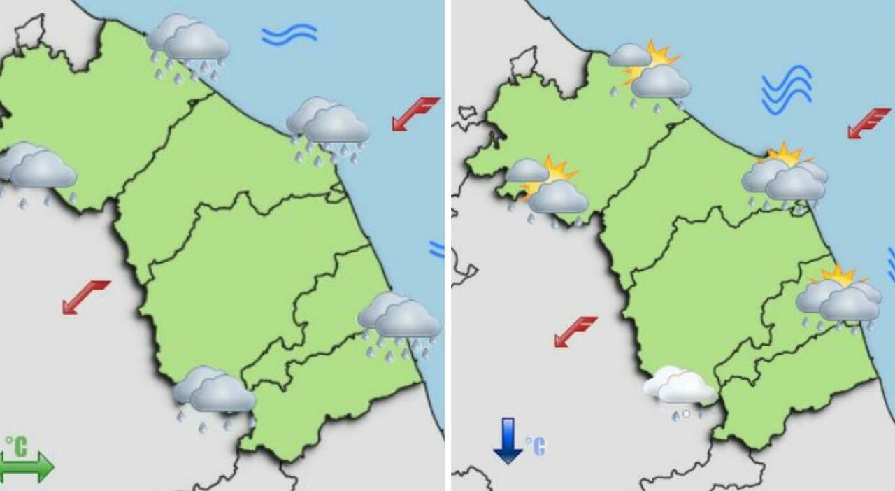 Ottobre porta il freddo sulle Marche: temporali, nevicate a quota 1500 metri e allerta meteo. Ecco le previsioni
