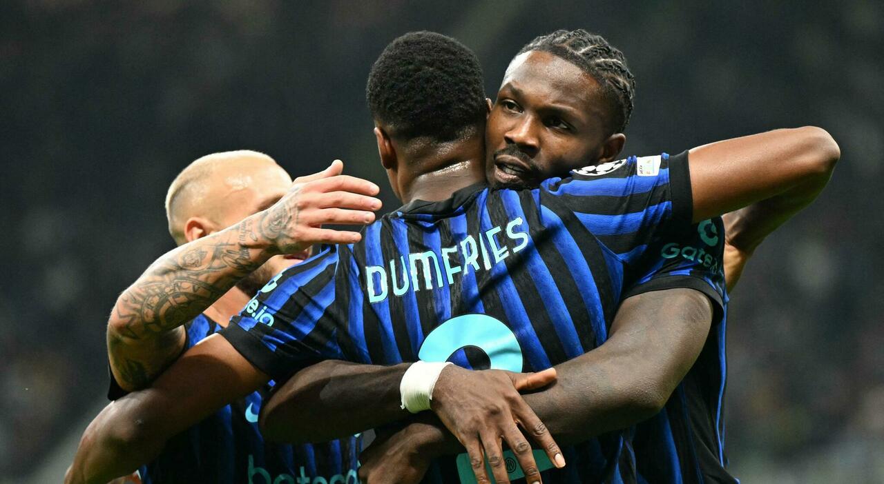 Inter Slavia Praga, le pagelle: Lautaro Martinez (7,5) non smette di segnare, per Thuram (7) assist e infortunio