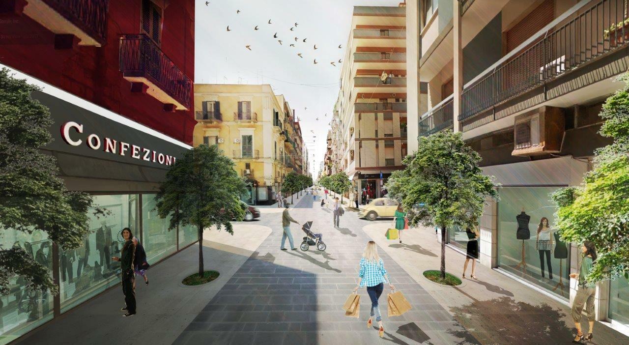 bari altro cantiere in centro ma senza parcheggi 232 rischio caos impossibile creare nuovi posti auto