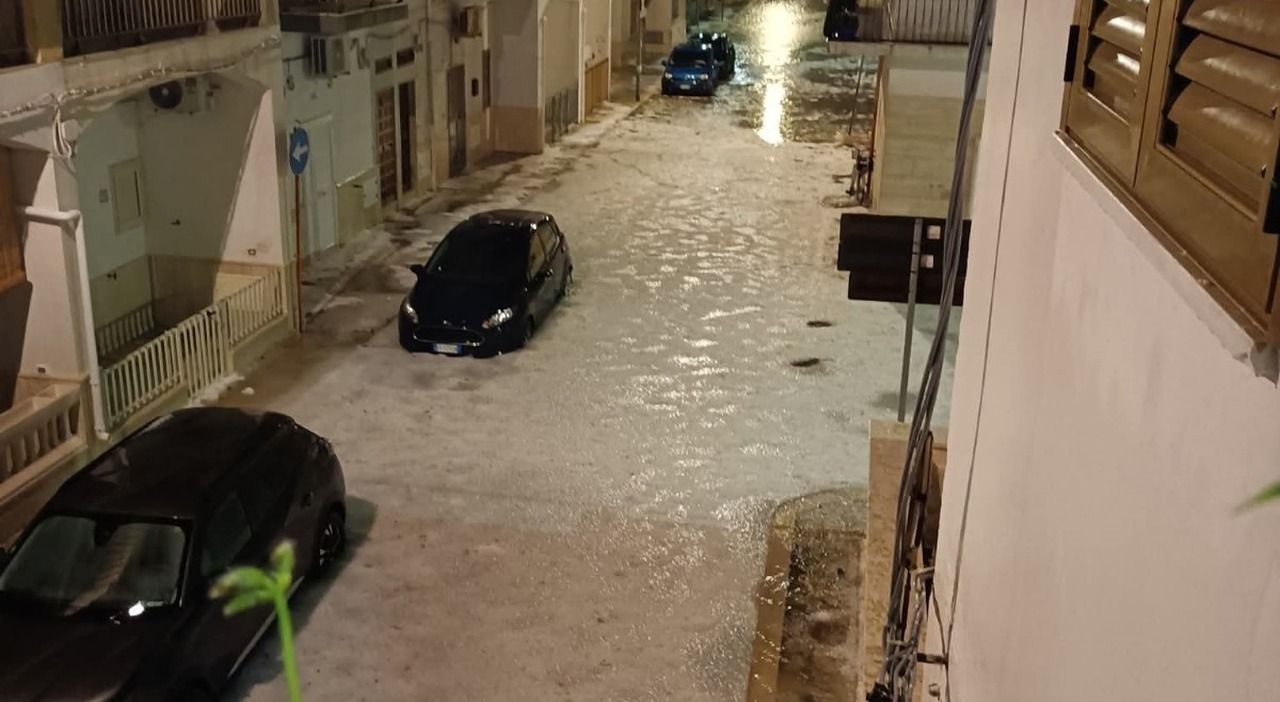 Ostuni, auto travolta dalla bomba d