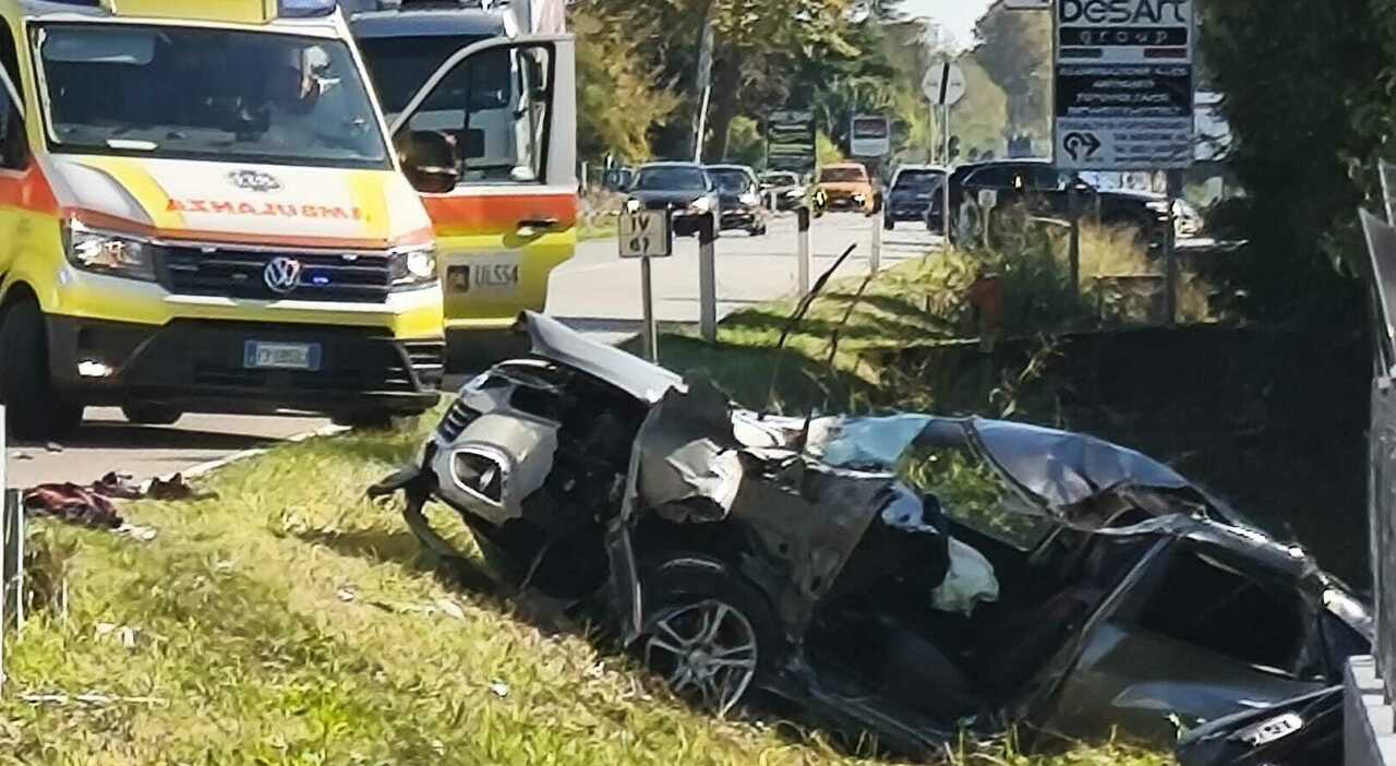 Incidente frontale tra un tir e un