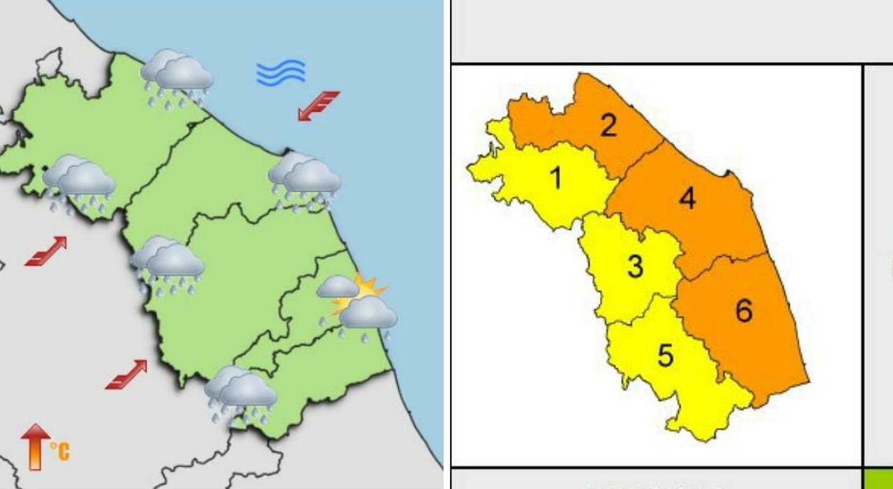 pioggia e vento di burrasca una domenica di allerta meteo ecco le zone pi249 colpite