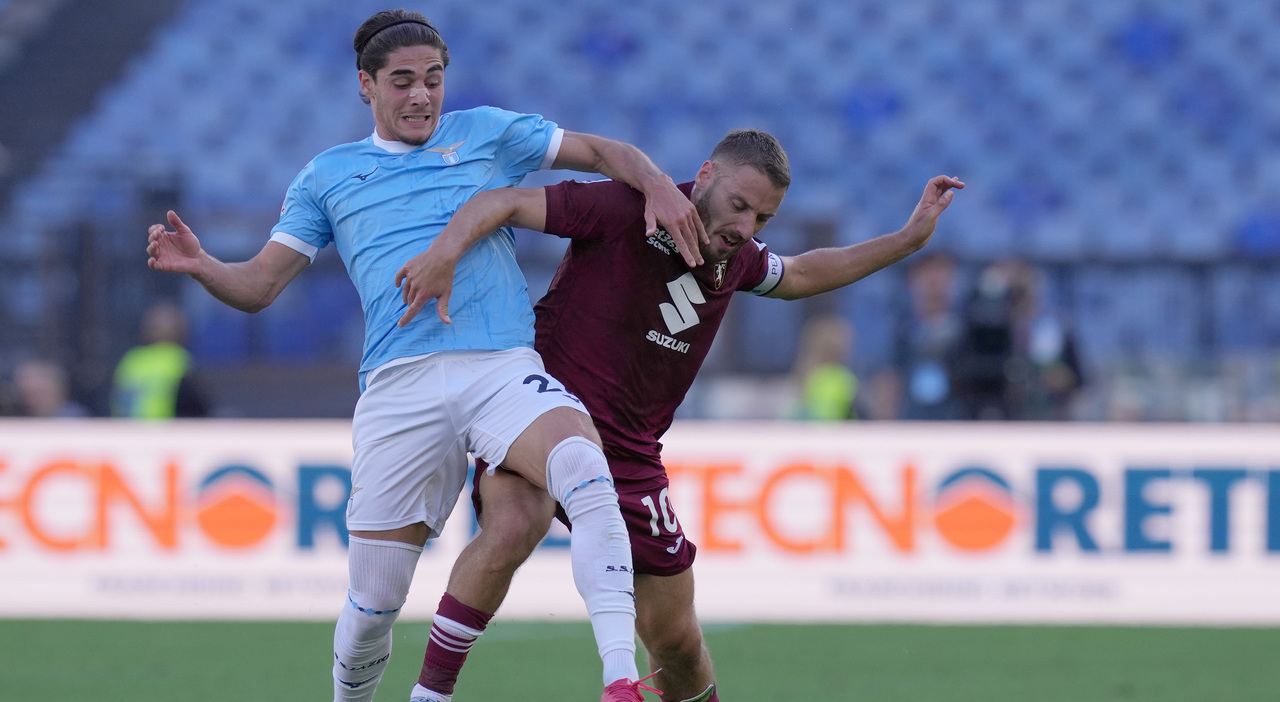 Lazio Torino 3 3, le pagelle: Cancellieri (8) scatenato, Cataldi (7) salva Sarri, Adams (7) che impatto, Tavares (4,5)