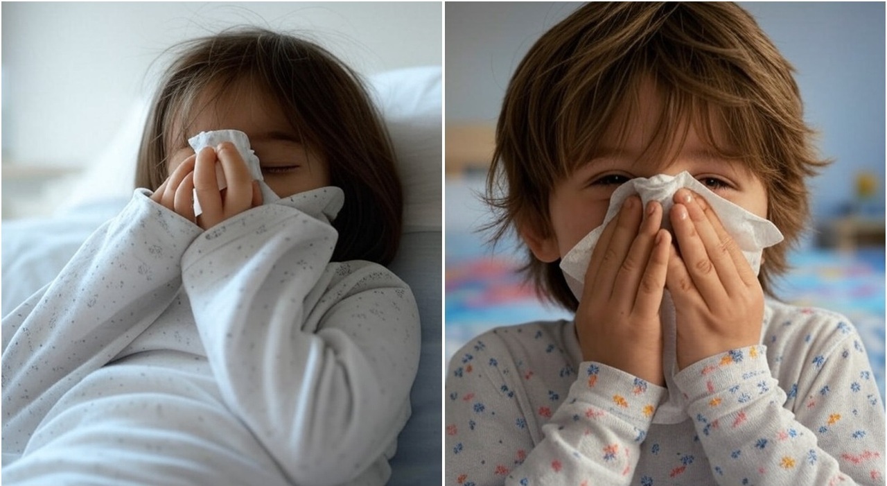 Tosse e influenza nei bambini in aumento a ottobre, quando preoccuparsi e cosa fare: i consigli del pediatra