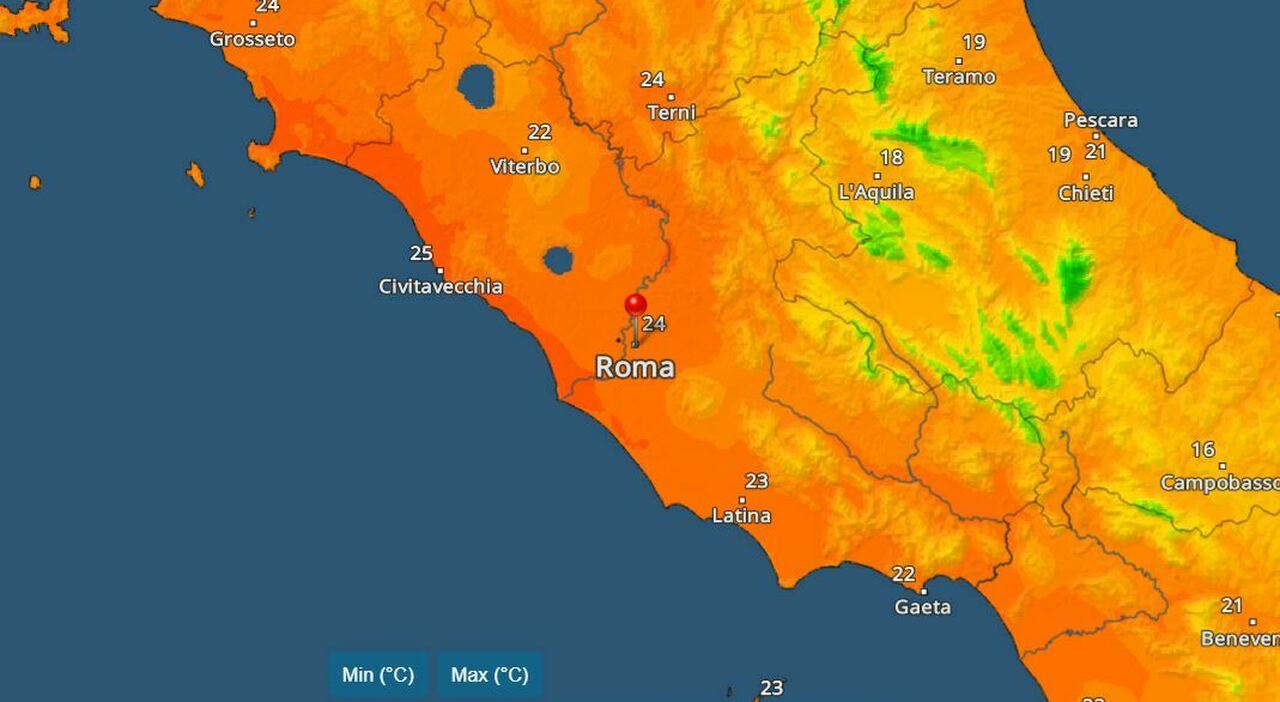 Meteo Roma, arriva l