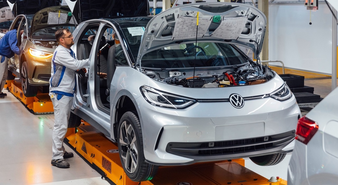 Una fabbrica Volkswagen