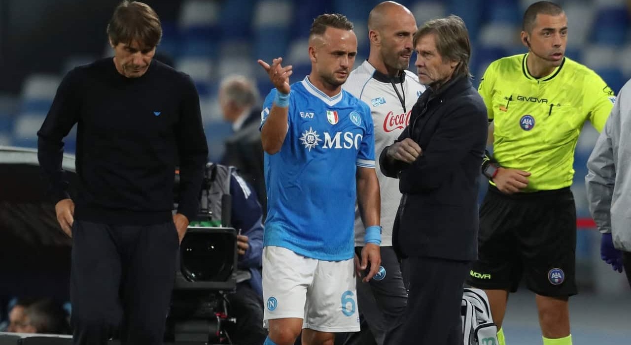 Napoli, infortunio Politano e Lobotka: stiramento per lo slovacco, sarà fuori un mese