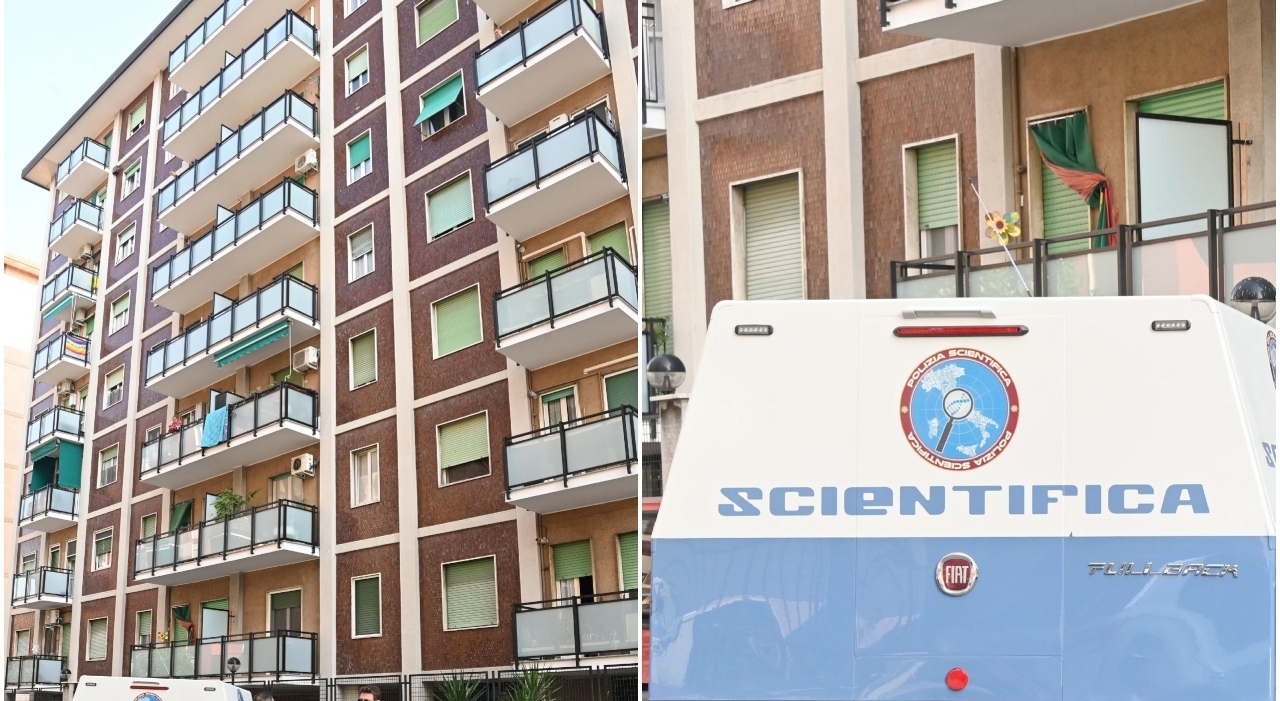 Si getta dal balcone quando arriva l