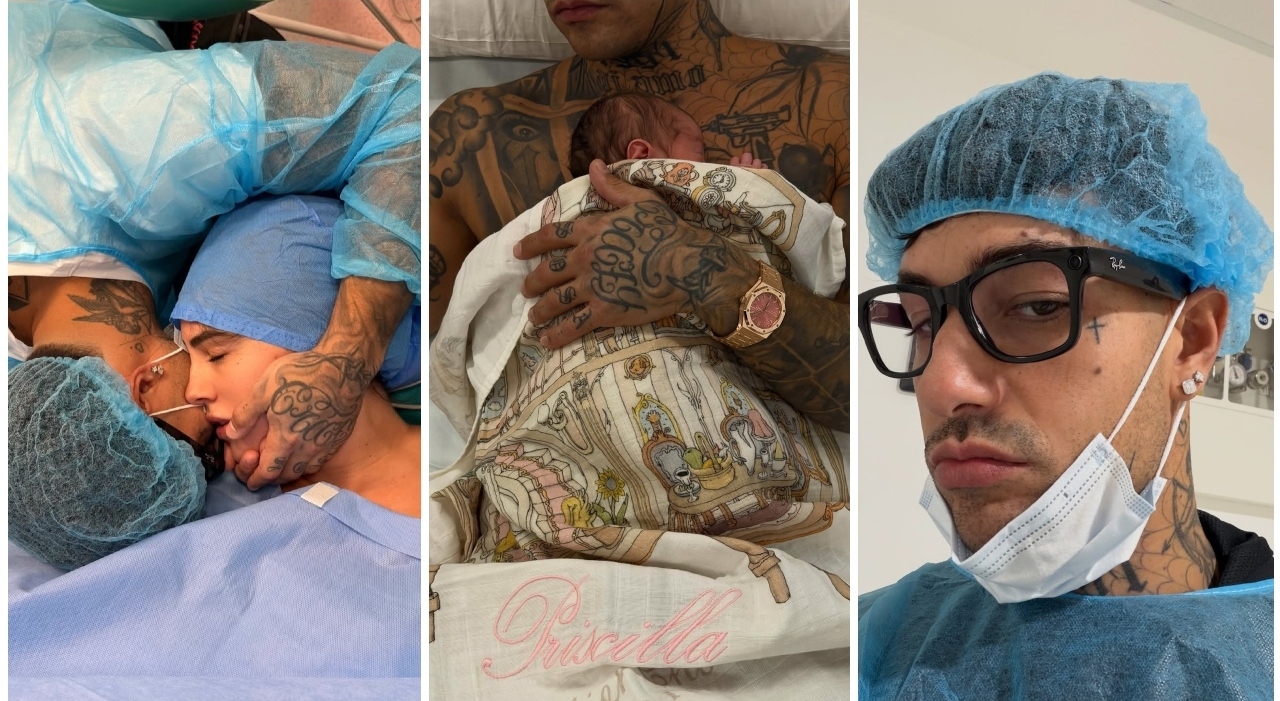 Giulia De Lellis e Tony Effe genitori, è nata Priscilla: «La nostra bambina è qui». L