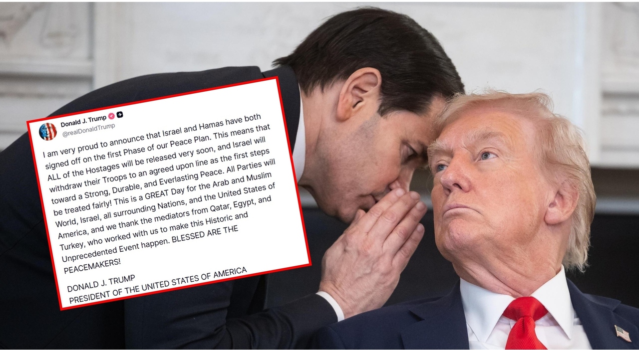 Gaza, Trump: «Raggiunto l