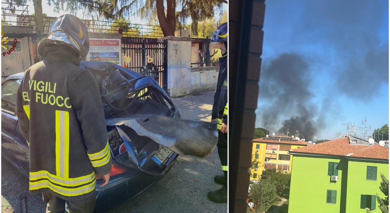 Esplosione a Roma sulla Prenestina, paura in zona Palmiro Togliatti: le fiamme visibili a km di distanza. Le fiamme da una bombola in un cantiere
