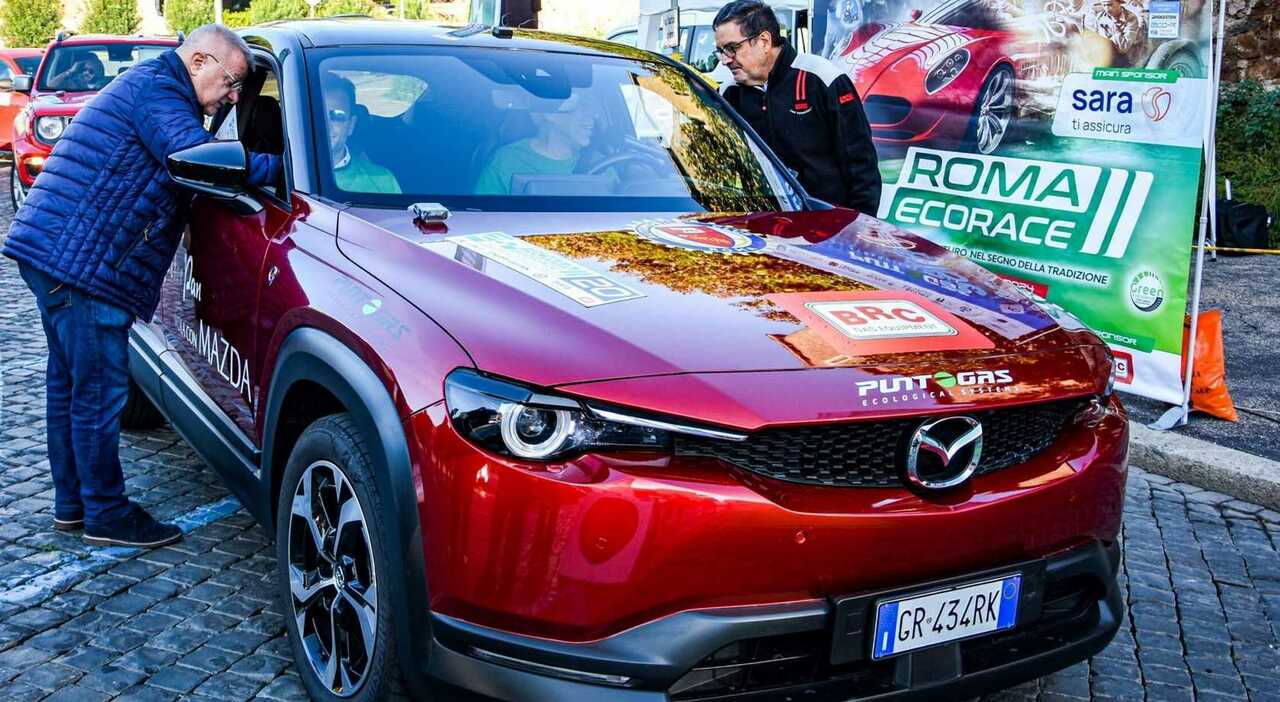 Un partecipante alla Roma Eco Race dello scorso anno