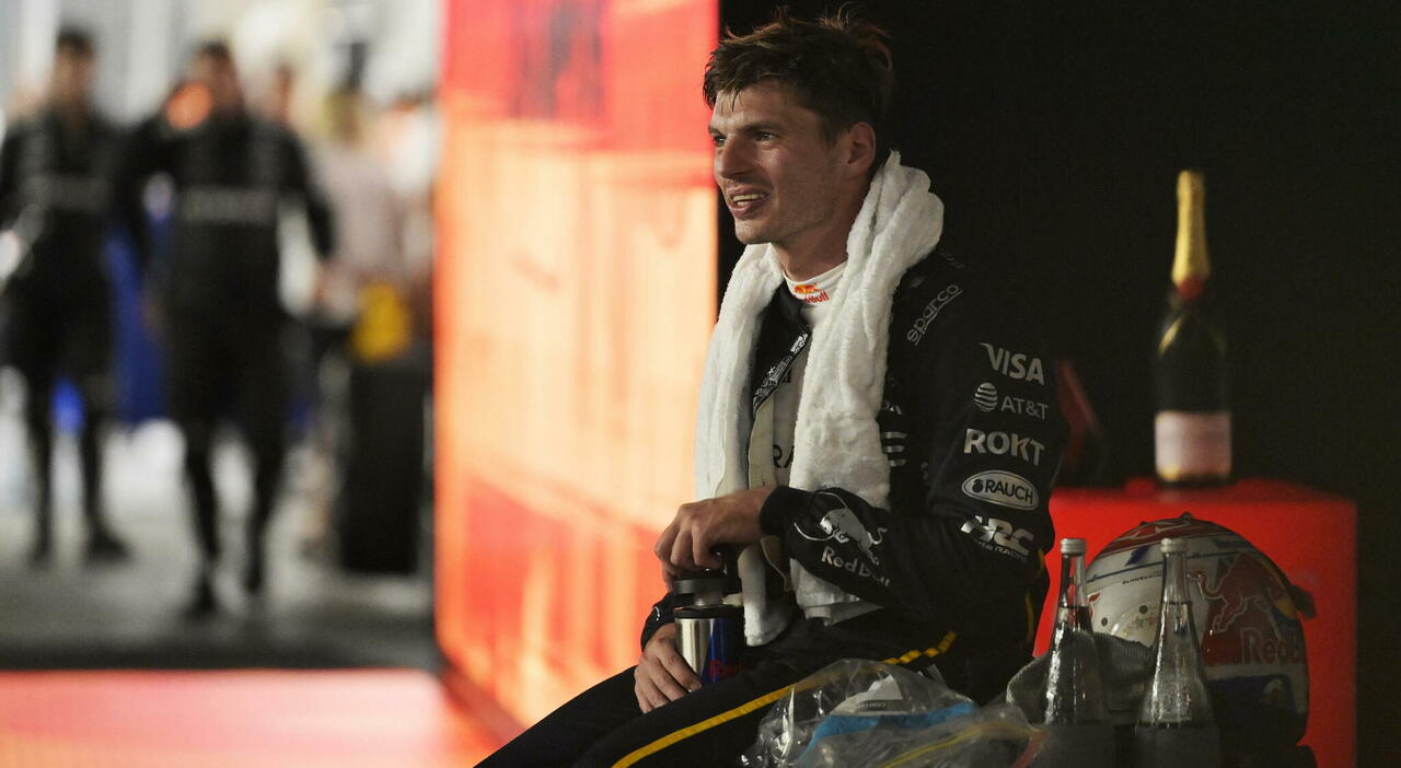Max Verstappen dopo la gara di Singapore