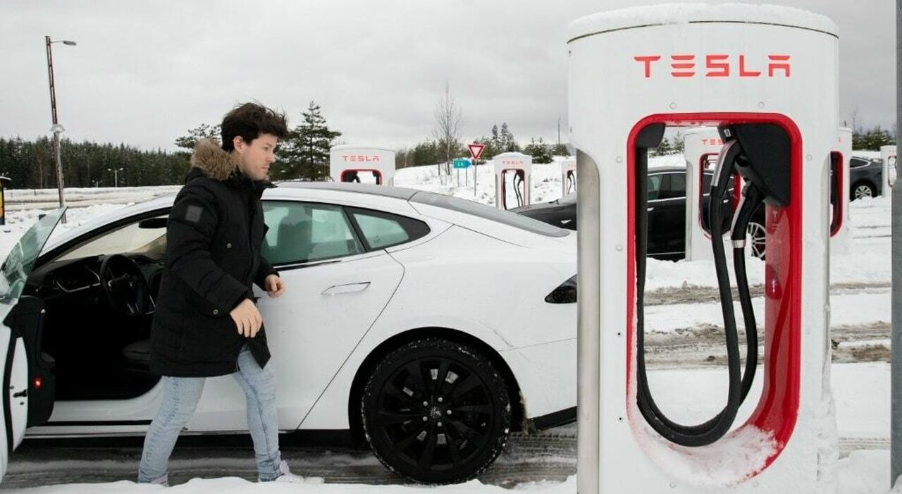 Una Tesla in Norvegia