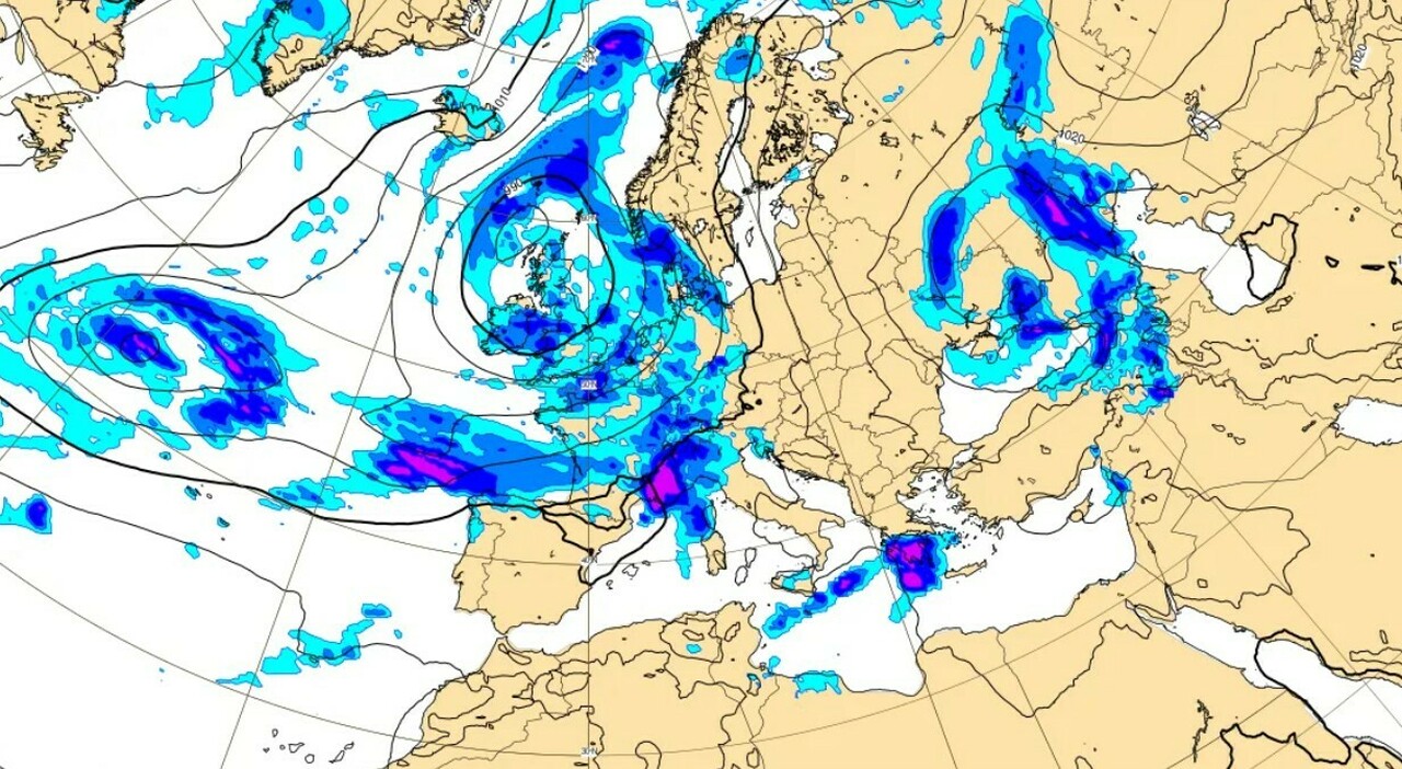 Meteo, tre cicloni in arrivo sull Meteo, tre cicloni in arrivo sull