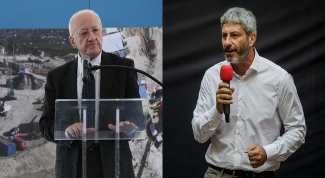 Regionali Campania, scintille nel centrosinistra. De Luca: «Io a capotavola», Fico: «I partiti sono con me» Regionali Campania, scintille nel centrosinistra. De Luca: «Io a capotavola», Fico: «I partiti sono con me»