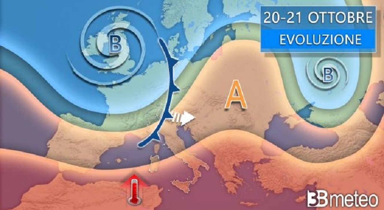 Nubifragi e piogge intense, torna il maltempo: temperature in calo. Le previsioni