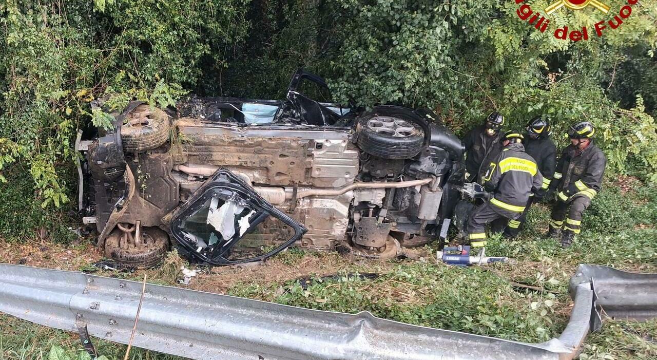 luca franceschini morto nello schianto in superstrada la moglie resta in prognosi riservata