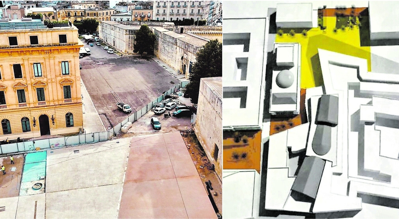 Piazza Libertini: metà nuova e metà vecchia dopo i lavori. Il paradosso: come sarà Piazza Libertini: metà nuova e metà vecchia dopo i lavori. Il paradosso: come sarà