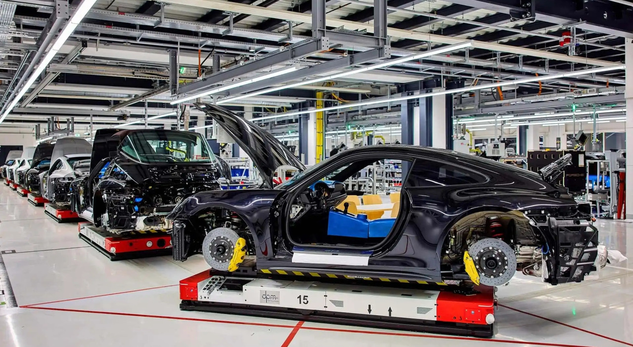 Una fabbrica Porsche