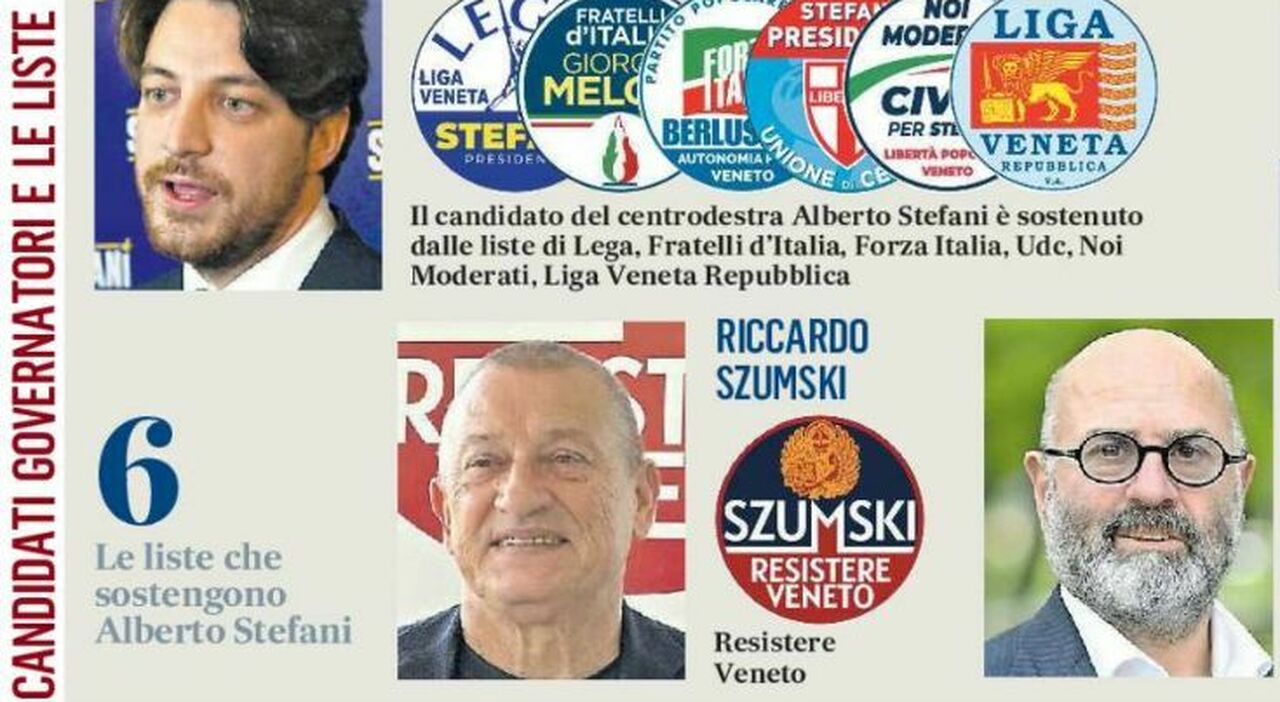 Elezioni in Veneto, 5 in corsa per il dopo Zaia. In tutto 845 candidati per 16 liste Elezioni in Veneto, 5 in corsa per il dopo Zaia. In tutto 845 candidati per 16 liste