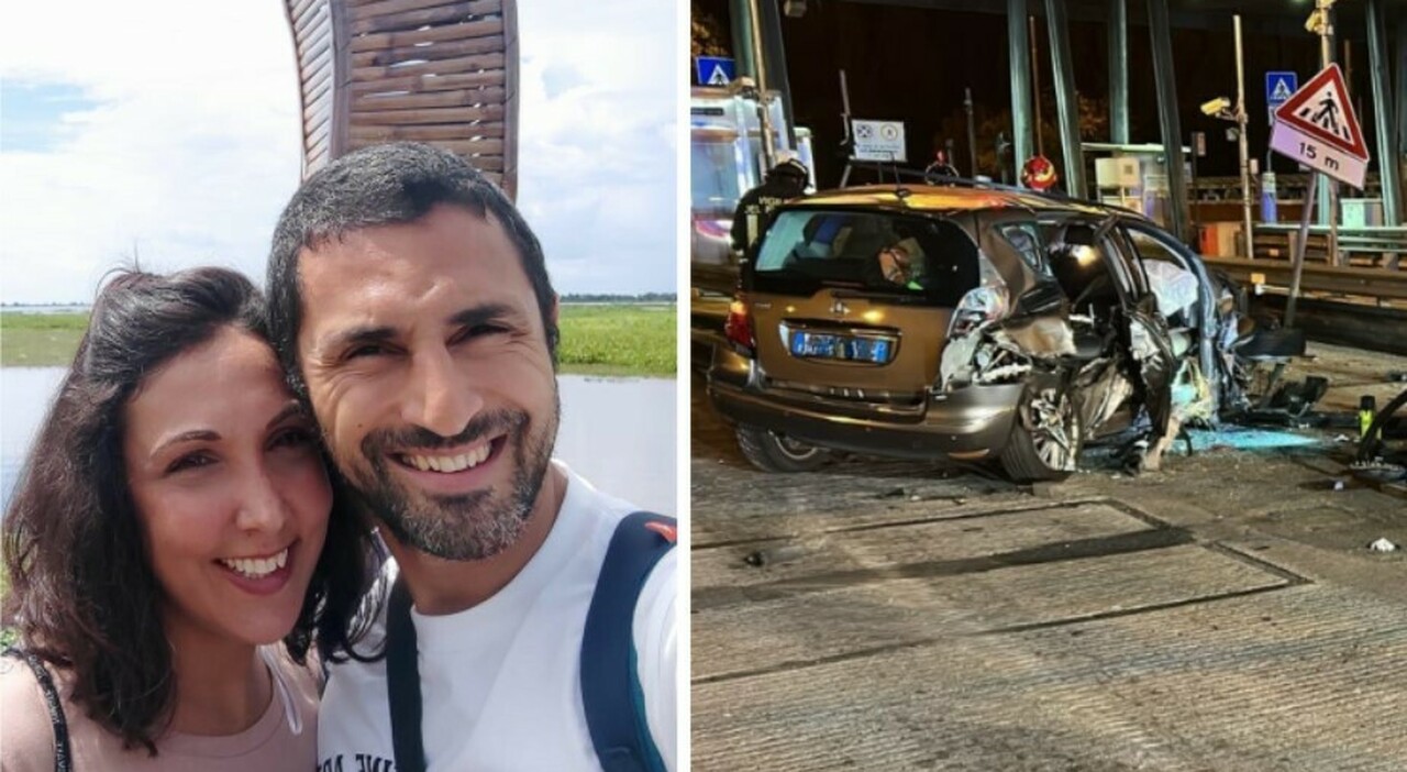 lavinia capobianco muore a 41 anni nell auto schiantata sul casello dell a57 un anno fa aveva perso il marito in un incidente in parapendio