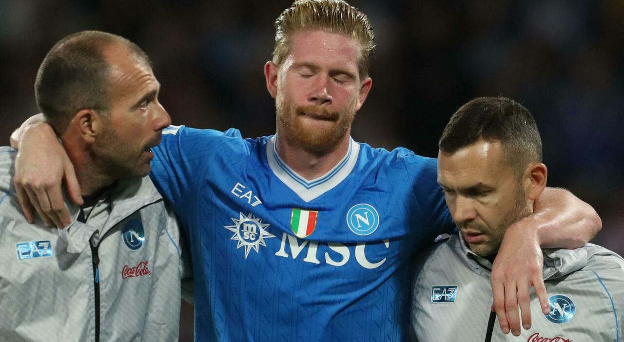Napoli infortunio De Bruyne: lesione di alto grado al bicipite femorale, si valuta intervento chirurgico, ...