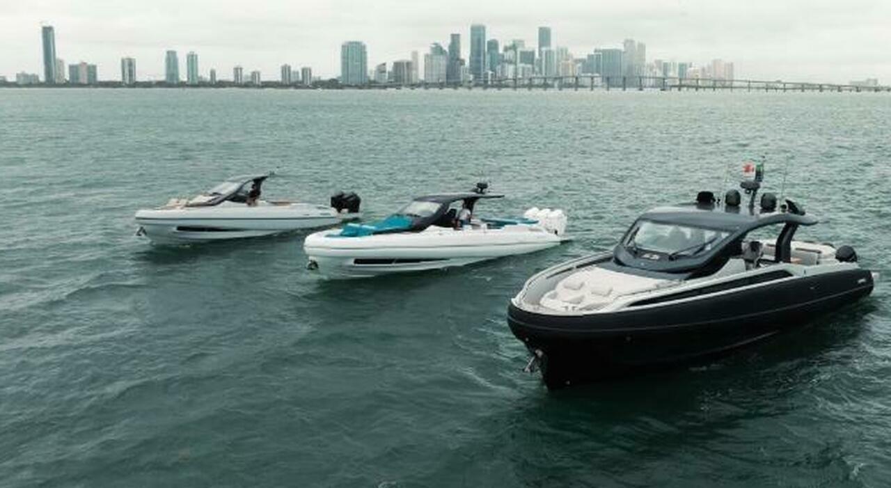 Gommoni italiani della Sacs-Tecnorib protagonisti in Florida al boat show di Fort Lauderdale