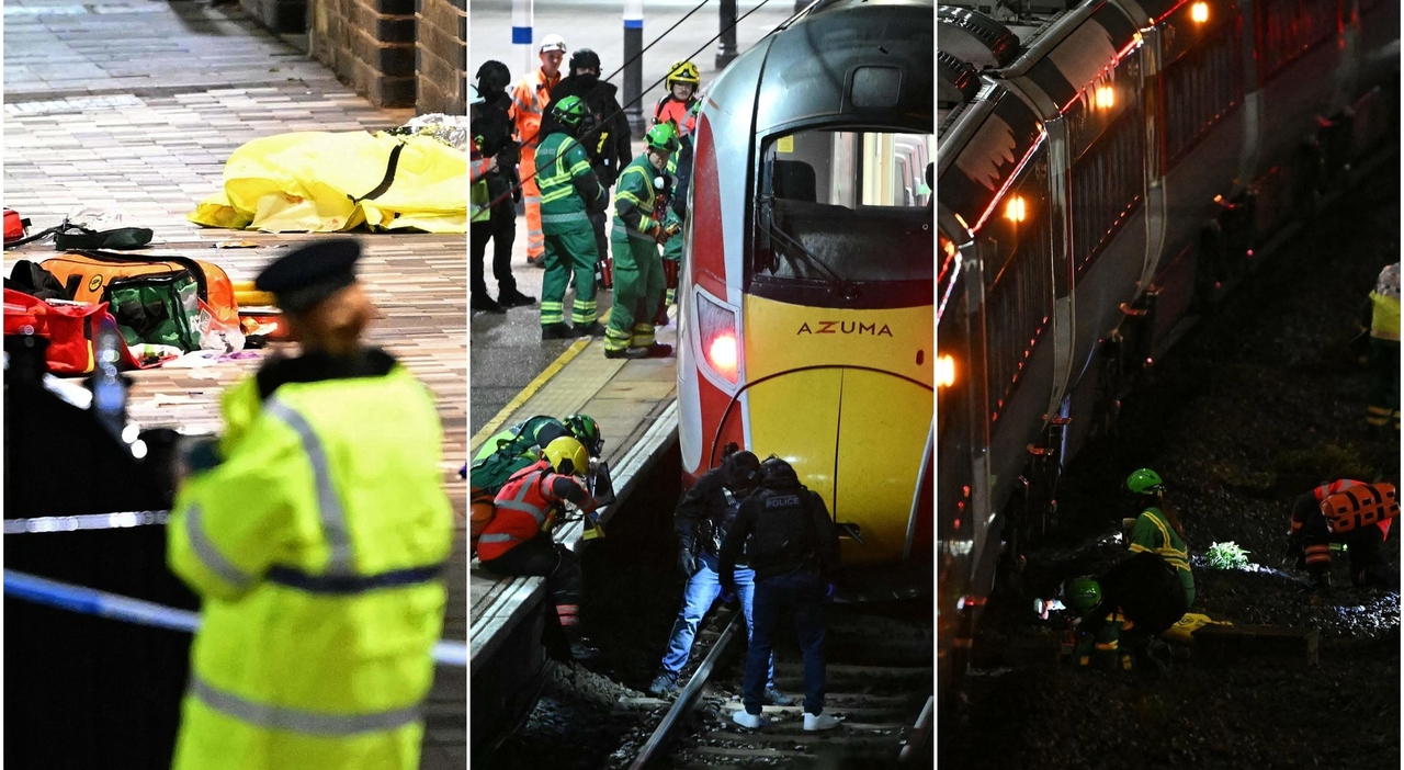 Accoltellamenti sul treno per Londra, 10 feriti: 9 in pericolo di vita. Starmer: «Attacco terribile», 2 arresti. La polizia evoca «terrorismo» Accoltellamenti sul treno per Londra, 10 feriti: 9 in pericolo di vita. Starmer: «Attacco terribile», 2 arresti. La polizia evoca «terrorismo»