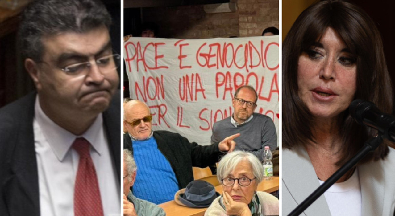 Fiano e Bernini a Ca? Foscari, università blindata contro i Pro Pal: nuovo incontro dopo la cacciata. E gli antagonisti promettono battaglia Fiano e Bernini a Ca? Foscari, università blindata contro i Pro Pal: nuovo incontro dopo la cacciata. E gli antagonisti promettono battaglia