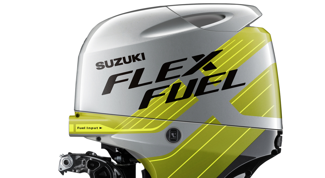 Suzuki Marine al Tokyo Mobility Show con il DF60A FFV, concept di motore fuoribordo a benzina/etanolo