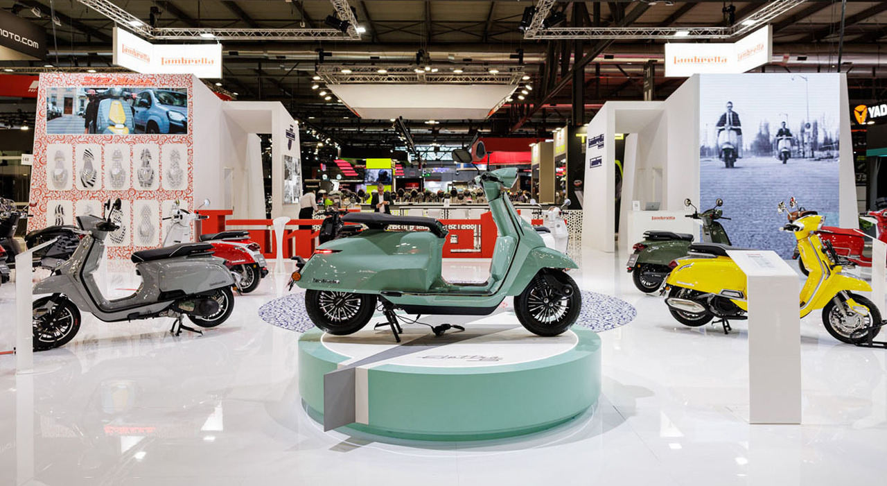 Lo stand Lambretta