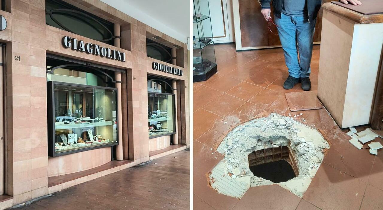 Colpo da cinema in gioielleria: da Giagnolini un buco sul pavimento che vale 200mila euro