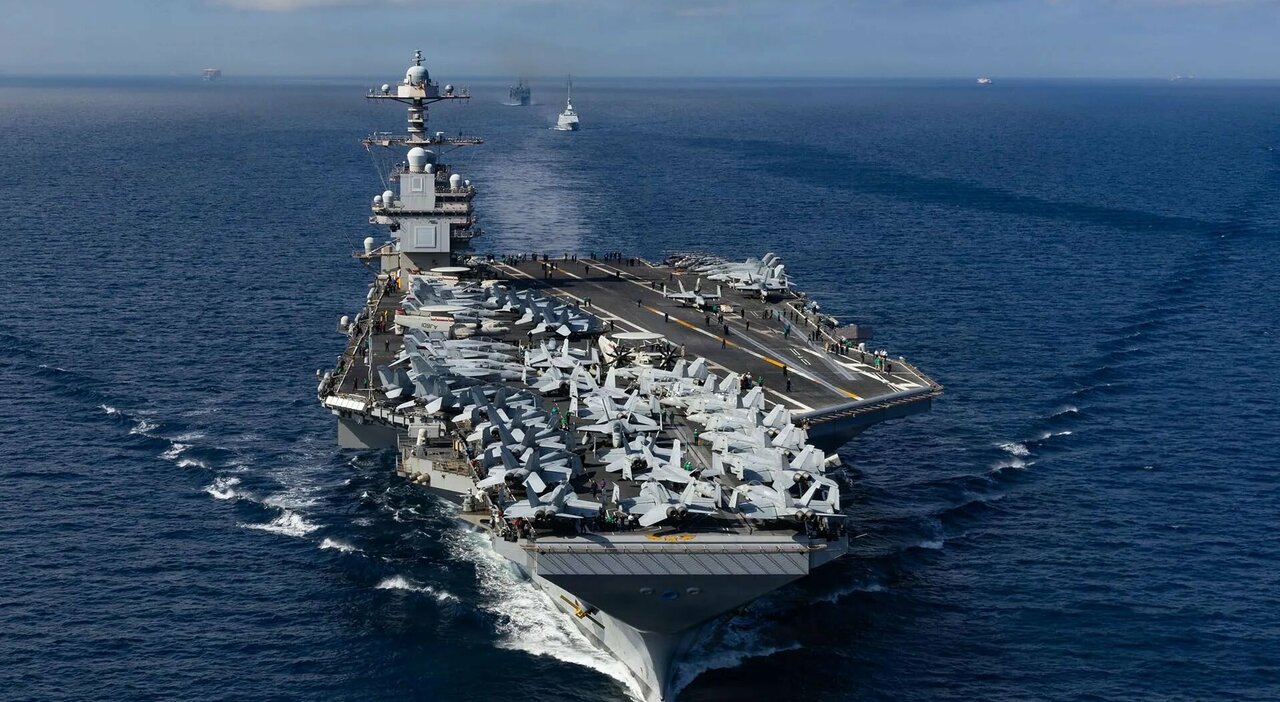 la portaerei ford nei caraibi con tre cacciatorpedinieri e il venezuela lancia la maxi esercitazione militare