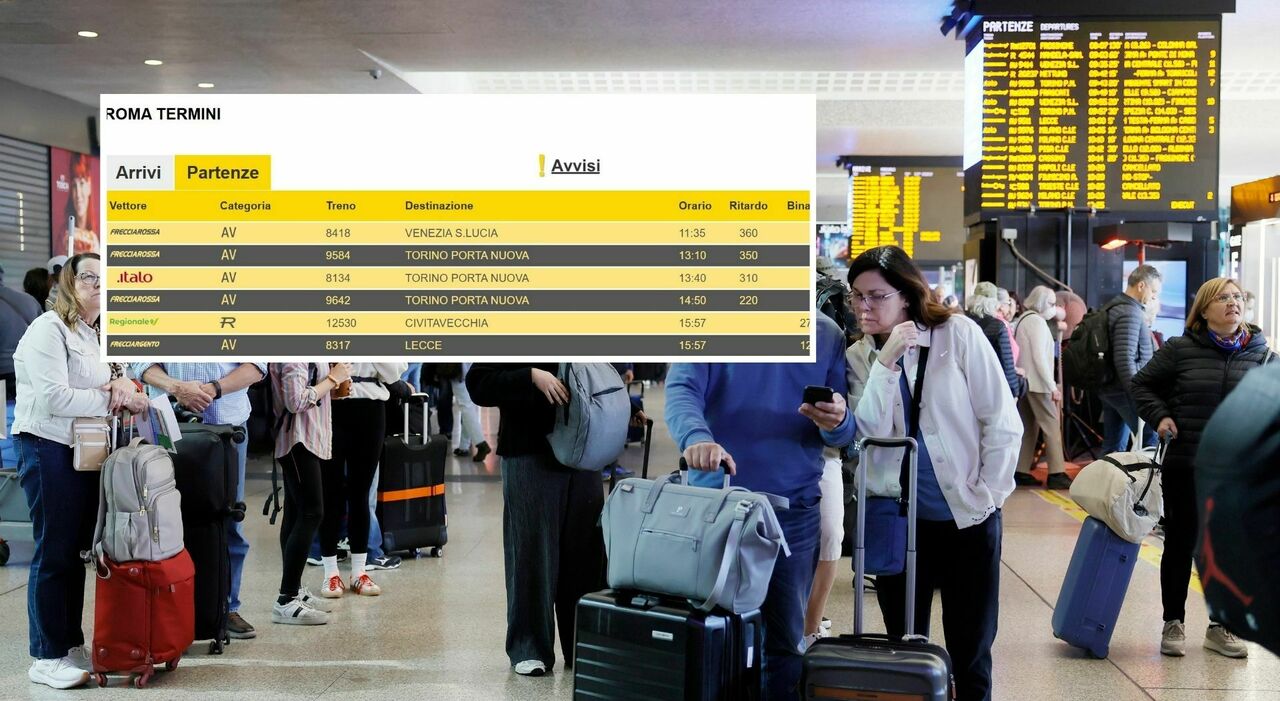 roma treni in ritardo fino a 6 ore alla stazione termini cosa sta succedendo e il tabellone aggiornato da Ilmessaggero.it roma treni in ritardo fino a 6 ore alla stazione termini cosa sta succedendo e il tabellone aggiornato