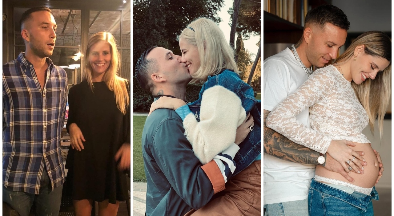 Briga e Arianna Montefiori, il primo incontro, la romantica proposta di matrimonio e la dolce attesa: «Ti abbiamo cercato nei nostri sogni» Briga e Arianna Montefiori, il primo incontro, la romantica proposta di matrimonio e la dolce attesa: «Ti abbiamo cercato nei nostri sogni»