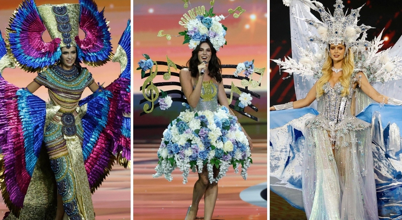 miss universo i look da urlo per rappresentare i paesi dall omaggio a sanremo alla pelliccia coi lupi e gli abiti delle regine d egitto